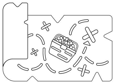 Treasure map coloring page free printable coloring pages