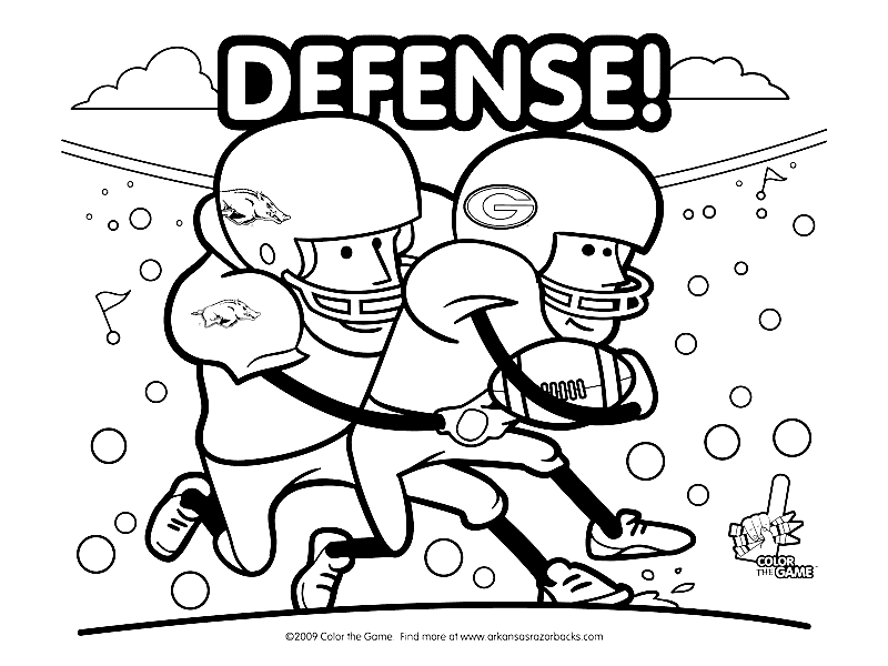 Football coloring pages printable for free download
