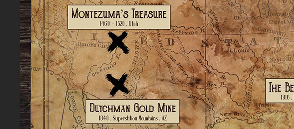 Create a vintage treasure map in photoshop