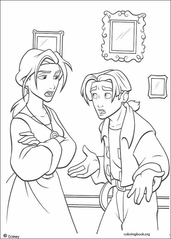 Treasure planet coloring page