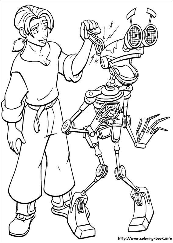 Treasure planet coloring picture