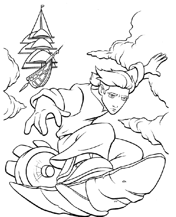 Treasure planet coloring pages printable for free download