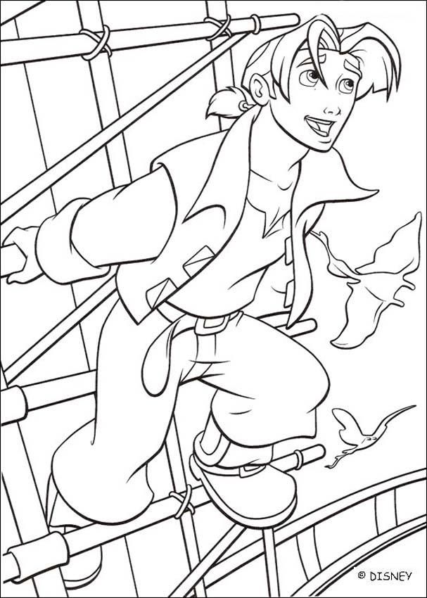 Treasure planet coloring book pages