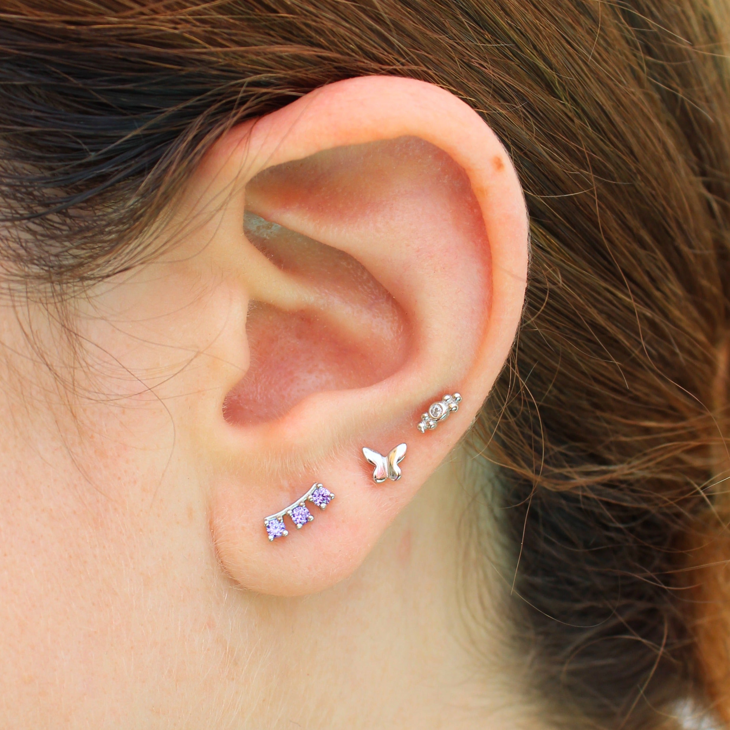 Moon shaped ear piercing piercings online
