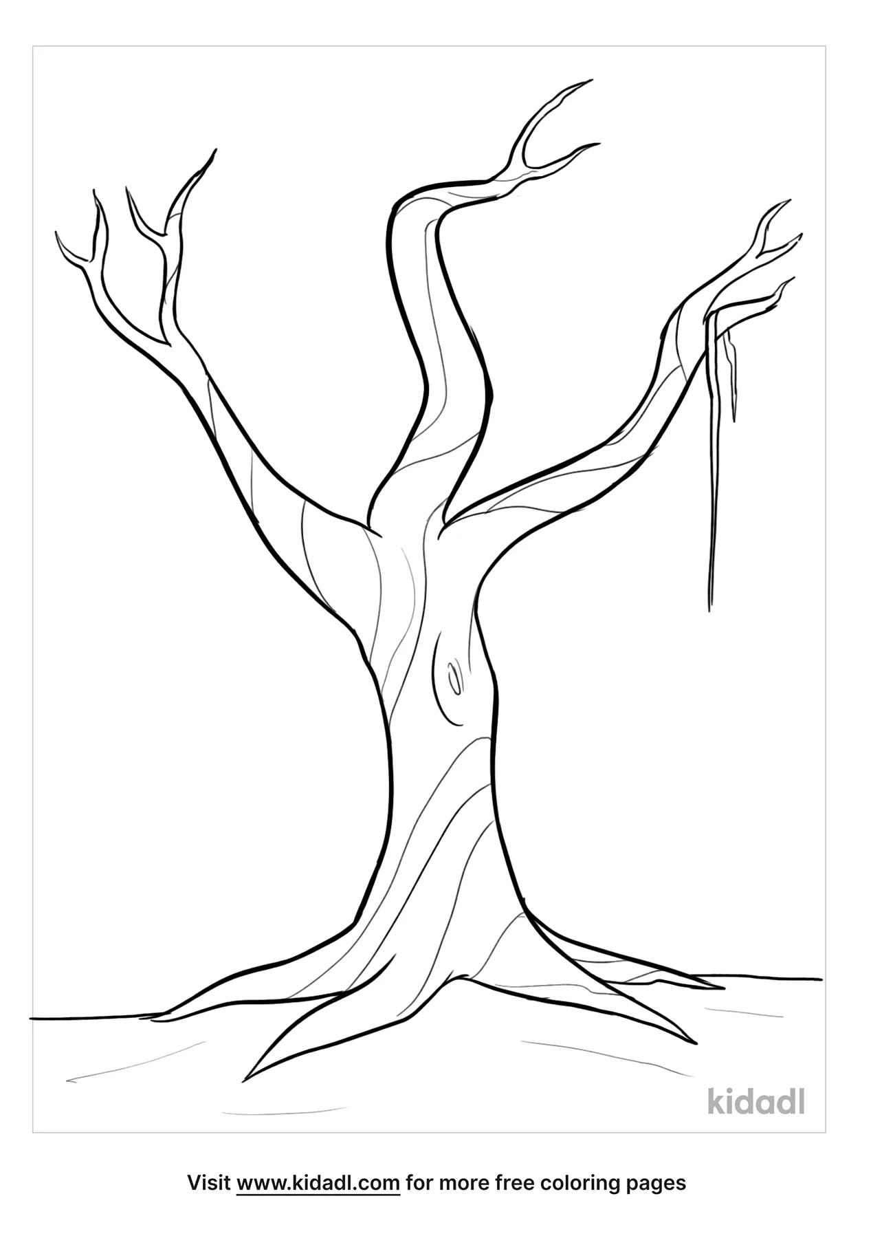 Free branches on a tree coloring page coloring page printables