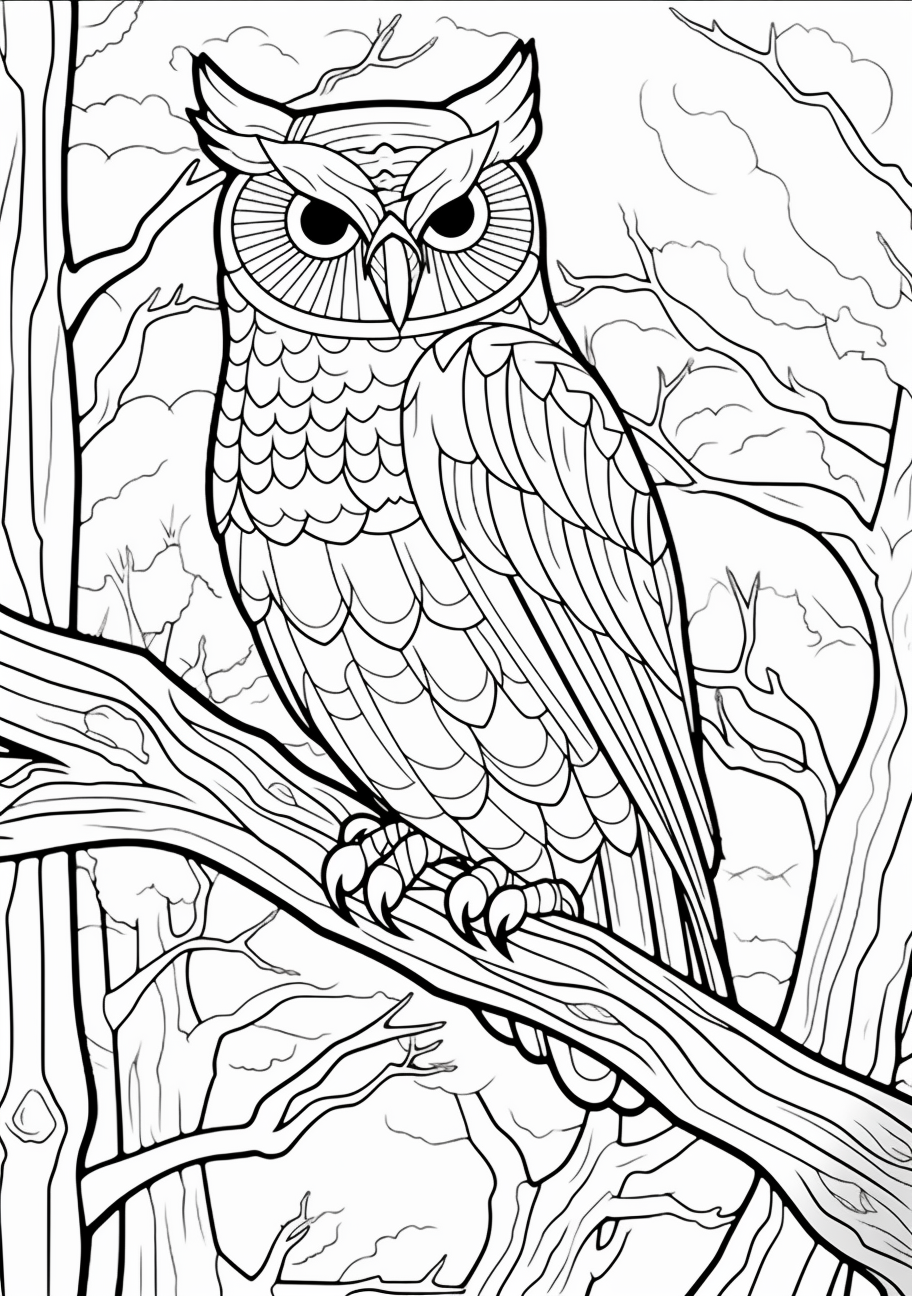 Owl coloring s