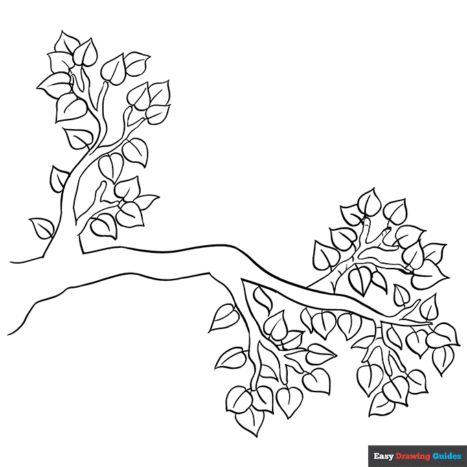 Free printable tree coloring pages for kids