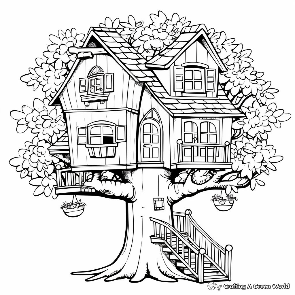 House coloring pages