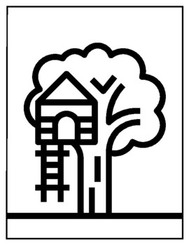 Dream tree house architecture lesson plan templates and coloring pages