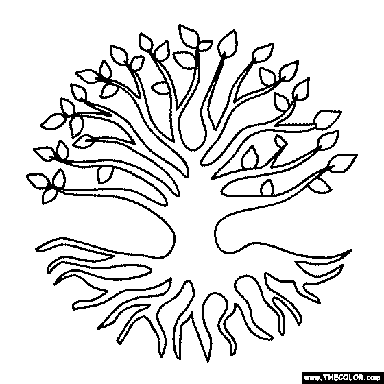 Nature coloring pages