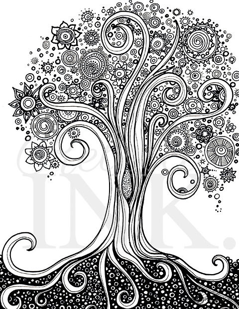 Wondrous world â coloring page set abink