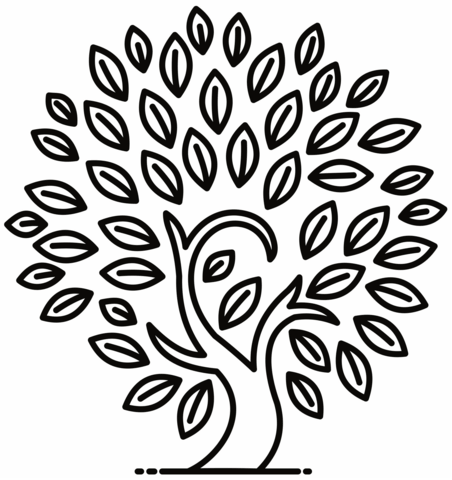 Tree of life coloring page free printable coloring pages