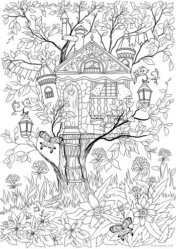 Treehouse â favoreads coloring club