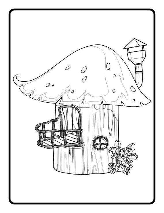 Treehouse coloring pages download now