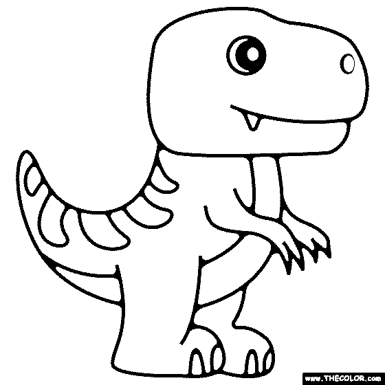 Dinosaur online coloring pages