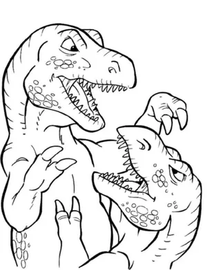 Tyrannosaurus rex coloring pages