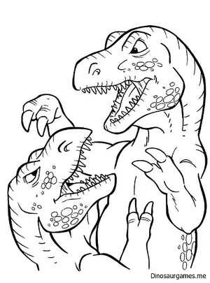 Tyrannosaurus rex coloring pages