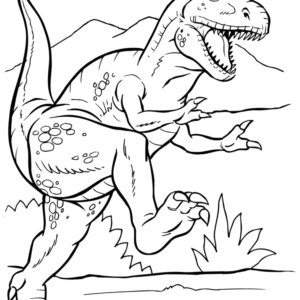 Jurassic world coloring pages printable for free download