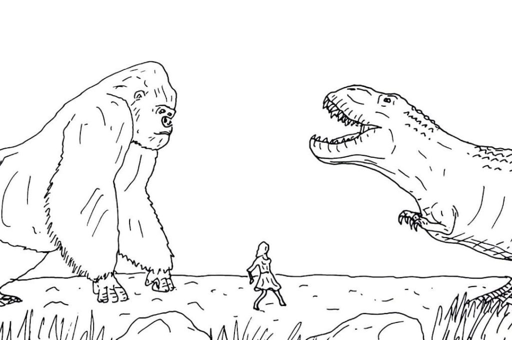 Tyrannosaurus coloring pages â free coloring pages