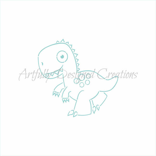 Pyo t rex stencil bees baked art supplies and artfully designed creations