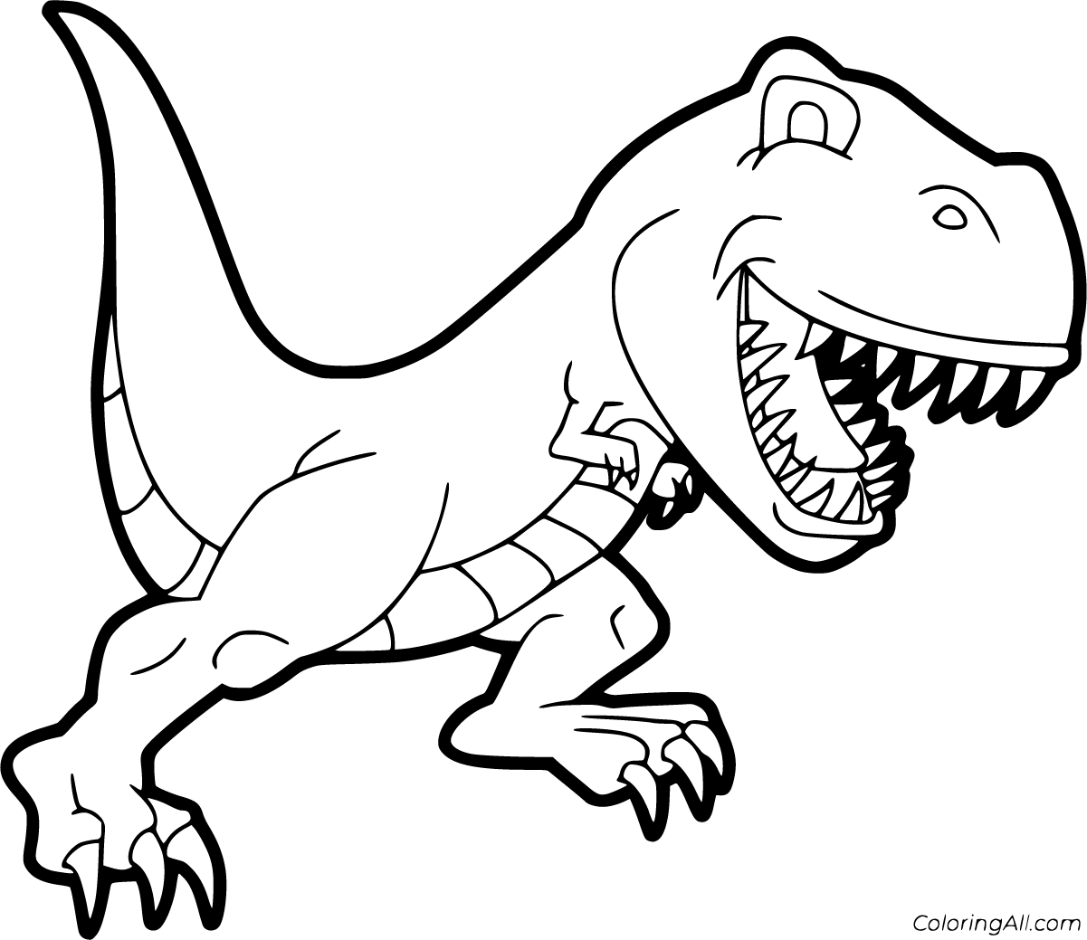 T rex coloring pages