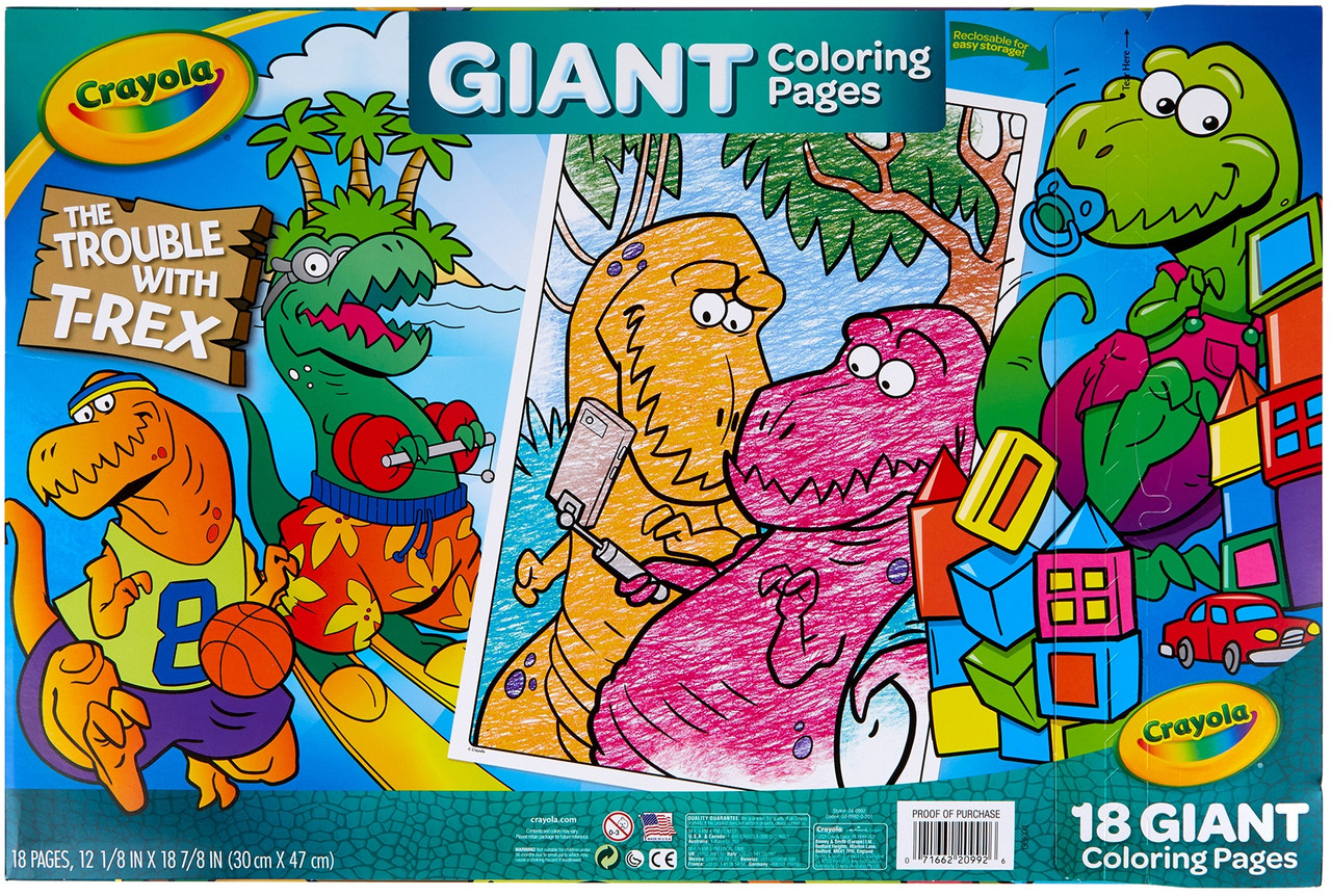 Crayola giant coloring pages x