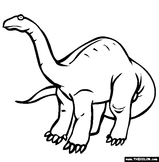 Dinosaur online coloring pages