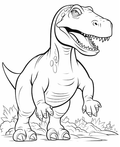 Page t rex outline images