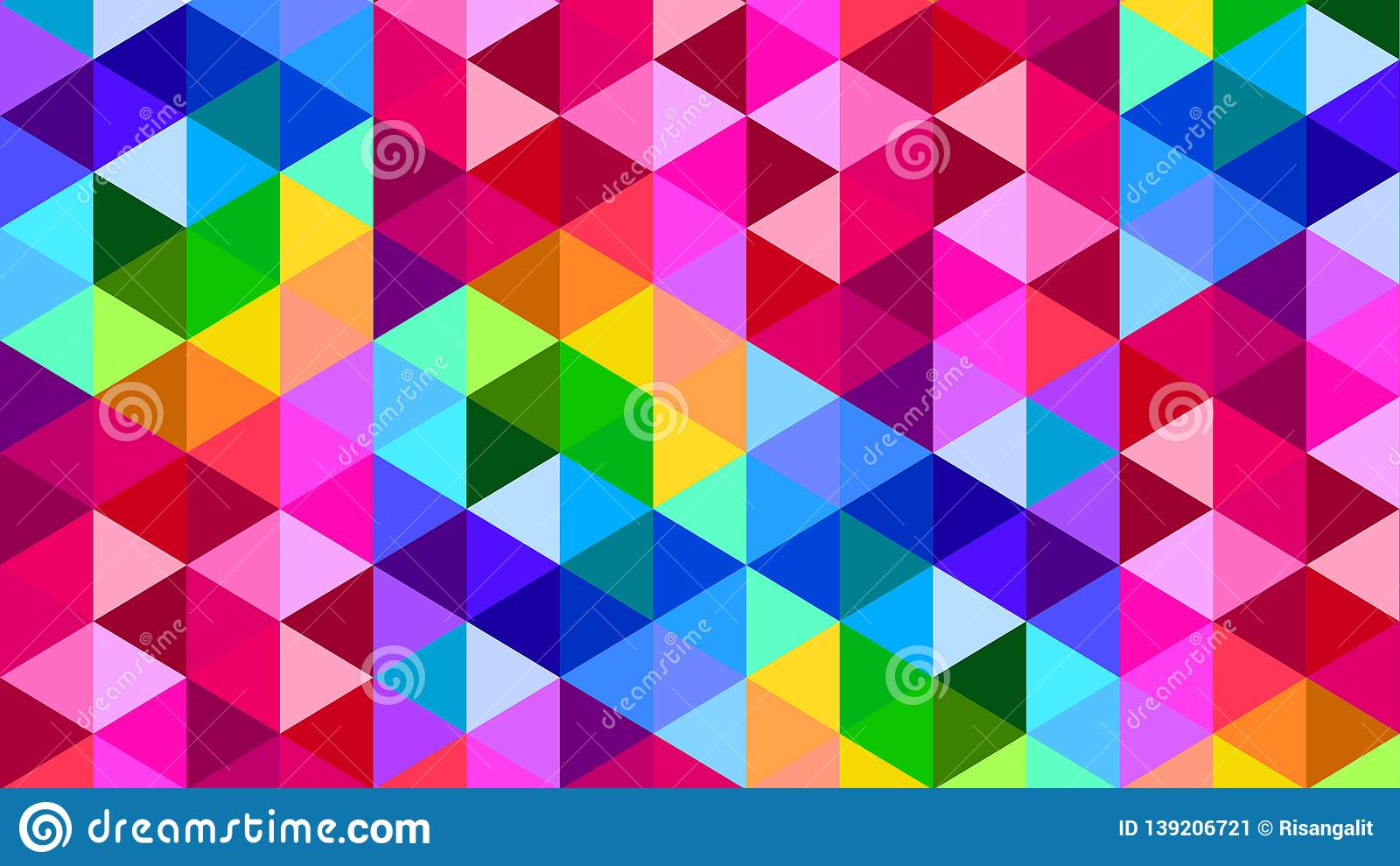 abstract triangle seamless pattern wallpaper background design