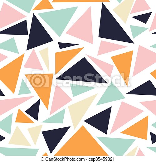 Triangle Pattern Designs  Free Seamless Vector, Illustration