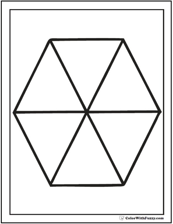 Shape coloring pages â digital pdf squares circles triangles