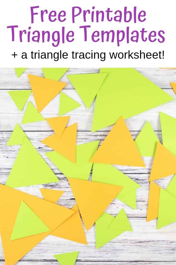 Free printable triangle templates