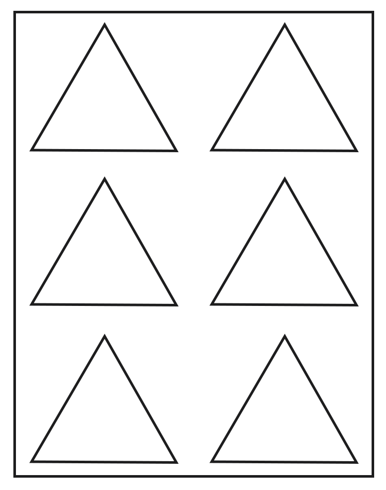 Free printable blank triangle template how to wiki triangle template shape templates templates printable free