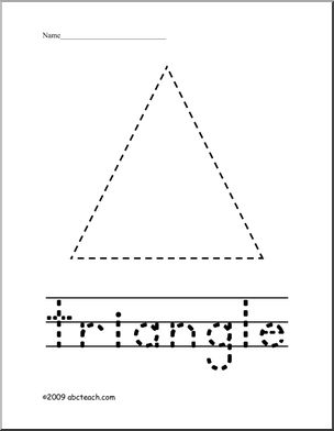 Trace and color shape