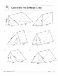 Triangular prisms worksheets