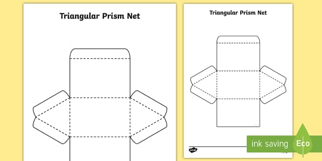 D triangular prism net