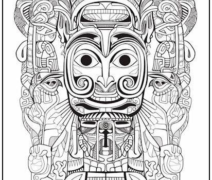 Tag tribal coloring page print it free