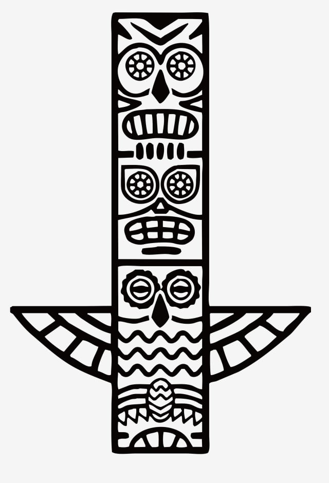 Totem poles clipart transparent background totem totem pole owl tribe chief indian faith png image for free download