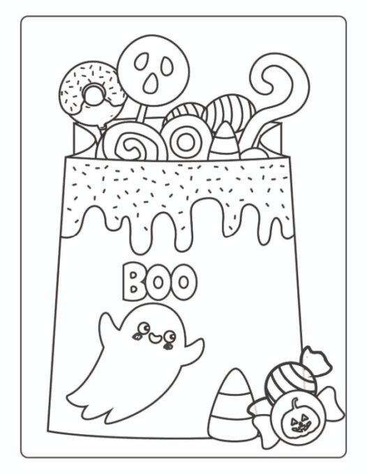 Halloween coloring pages free printables fun money mom