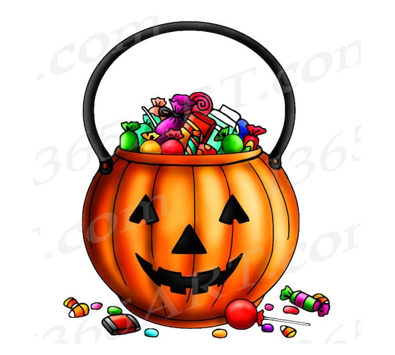 Buy get free halloween clipart trick or treat clipart trick or treat bag halloween digital stamp halloween coloring page png