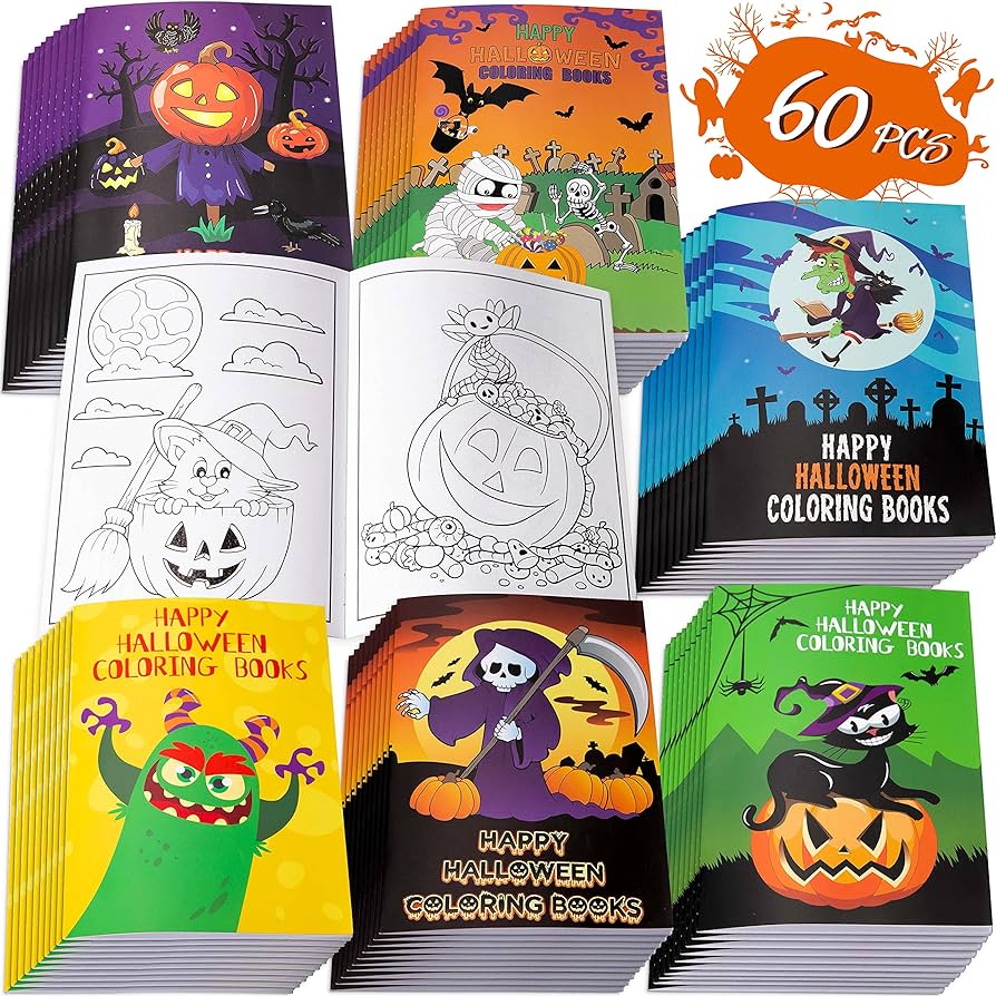 Shine pcs halloween coloring books party favors for kids