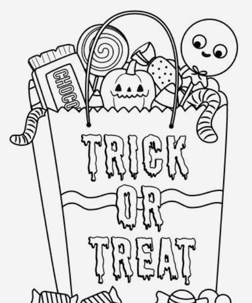 Best halloween coloring pages for kids in