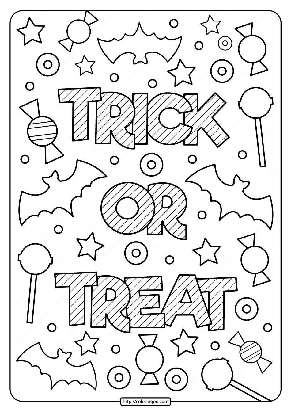 Printable trick or treat coloring pages halloween coloring sheets free halloween coloring pages halloween coloring