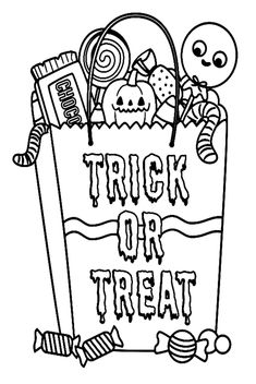 Trick or treat coloring pages ideas coloring pages trick or treat coloring pages for kids