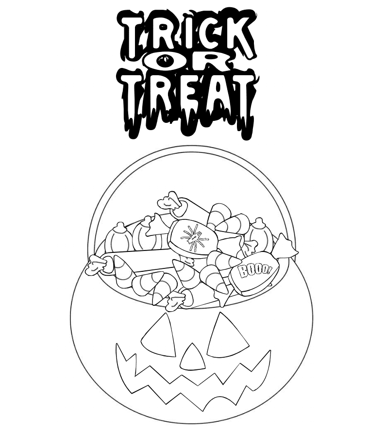 Free printable halloween coloring pages