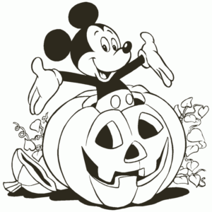 Disney halloween coloring pages printable for free download