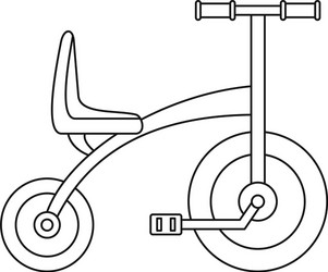 Tricycle vector images over