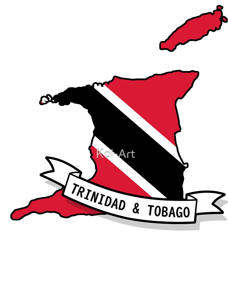 Trinidad and tobago flag map kids t