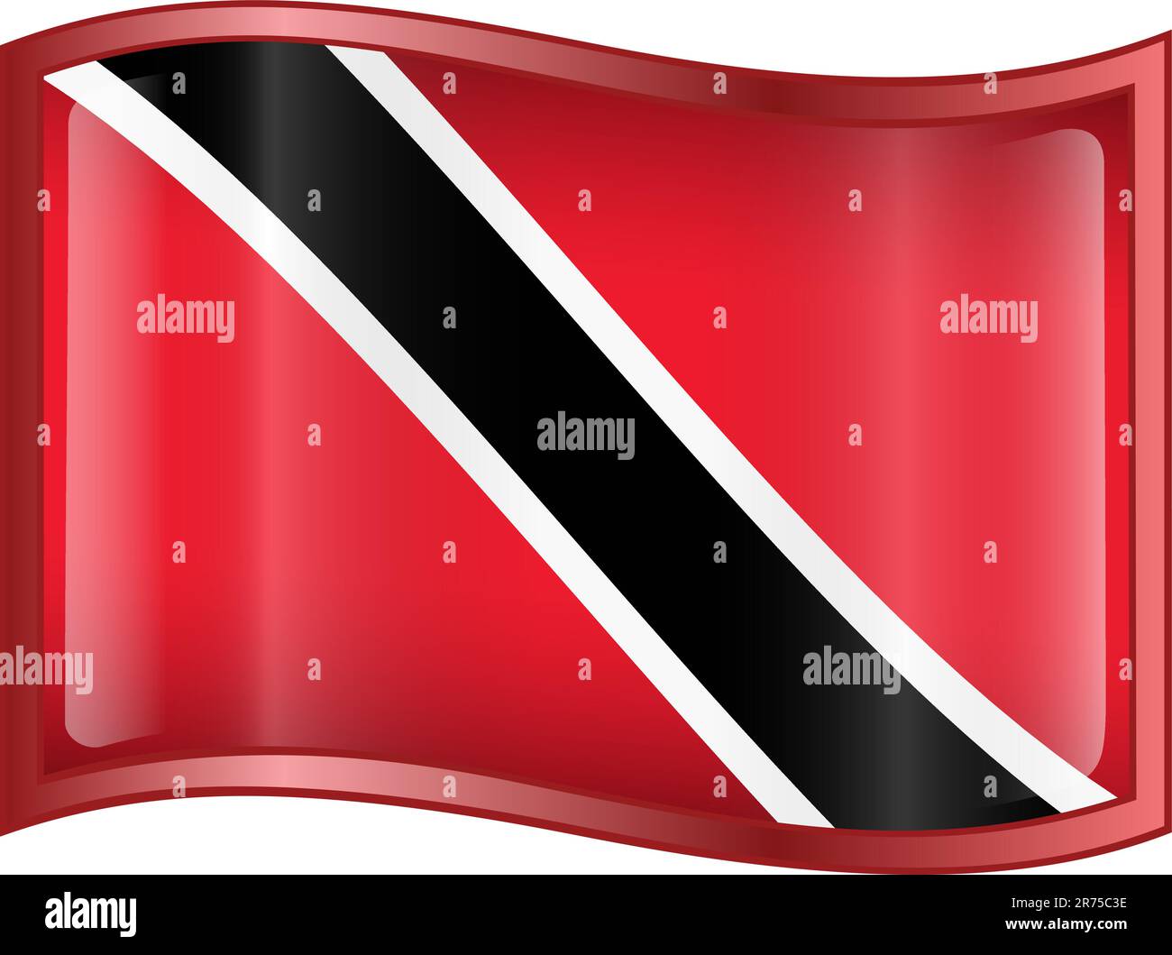 Flag of trinidad and tobago stock vector images