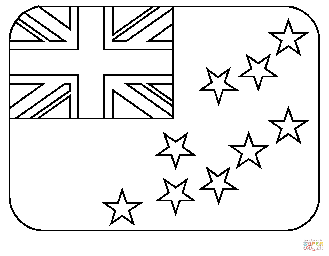 Flag of tuvalu emoji coloring page free printable coloring pages